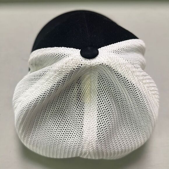 Port Authority Men's Coca-Cola Los Angeles Black & White Flexfit Mesh Back Cap - Picture 5 of 8